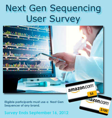 Next Gen Sequencing User Survey