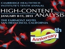 High-Content Analysis (HCA 2013): 3-D Reduces the Gap Between In Vitro and In Vivo