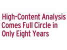 High-Content Analysis Comes Full Circle in Only Eight Years